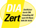 DIAZert - zertifiziert nach DIN EN 15733